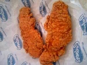 1 serving (3.25 oz) Breaded Chicken Tenders (2 Piece)