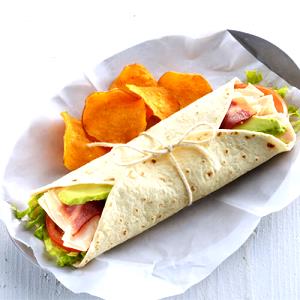 1 serving (332 g) Turkey Club Wrap