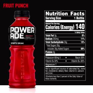 1 serving (34 g) Powerade Add-In (Medium)