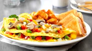 1 serving (3.75 oz) Garden Vegetable Omelet