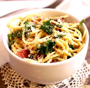 1 serving (376 g) Creamy Carbonara Pasta with Braised Beef