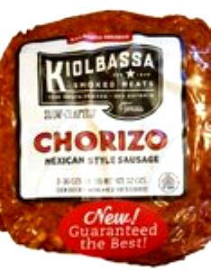 1 serving (4 oz) Chorizo