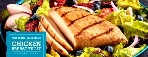 1 serving (4 oz) Flame Grilled Chicken Breast, Skinless