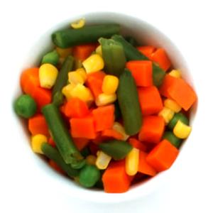 1 serving (4 oz) Mixed Vegetables