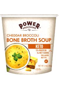 1 serving (40 g) Cheddar Broccoli Bone Broth Soup