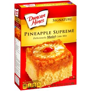 1 serving (43 g) Moist Deluxe Cake Mix - Pineapple Supreme