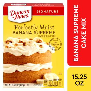 1 serving (43 g) Moist Supreme Banana Cake Mix