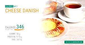 1 serving (4.7 oz) Cheese Danish