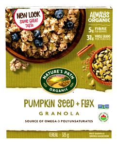 1 serving (4.7 oz) Pumpkin-Flax Fruit & Nut Cereal (2000)