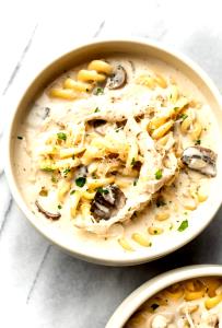 1 serving (5 oz) Chicken Tetrazzini Soup