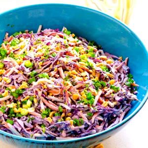 1 serving (5 oz) Peanut Coleslaw