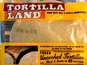 1 serving (50 g) Uncooked Tortilla