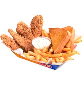 1 serving (517 g) Chicken Strip Basket (6 Piece)