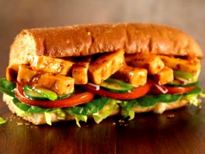 1 Serving 6" Low-Fat Sweet Onion Chicken Teriyaki Sandwich