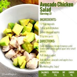 1 serving (6 oz) Chicken Salad