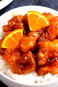 1 serving (6 oz) Orange Chicken