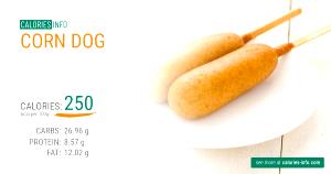 1 serving (74 g) Corn Dog