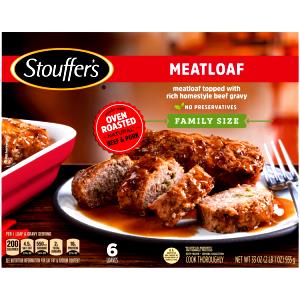 1 serving (7.7 oz) Meatloaf (Family Meal)