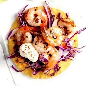 1 serving (772 g) Charbroiled Shrimp Tostada Salad