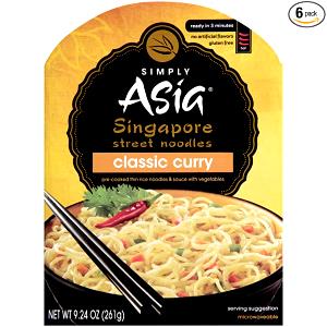 1 serving (8 oz) Gluten Free Singapore Street Noodles