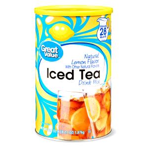 1 serving (8 oz) Iced Tea with Natural Lemon Flavor