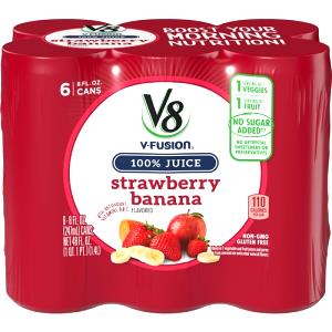 1 serving (8 oz) V-Fusion Strawberry Banana Juice