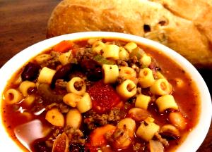 1 serving (8 oz) Wild Mushroom Fagioli Soup (Small)