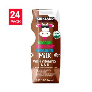 1 serving (8.25 oz) Organic Chocolate Reduced Fat Milk