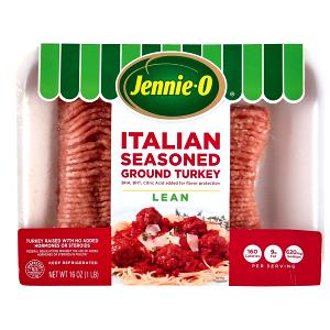 1 Serving 85/15 Italian Seasoned Lean Ground Turkey