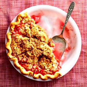 1 serving (85 g) Rhubarb Crumble Pie