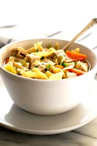 1 serving (8.5 oz) Chicken Noodle Soup (Medium)