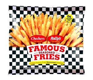 1 serving (9 oz) Seasoned French Fries (Large)