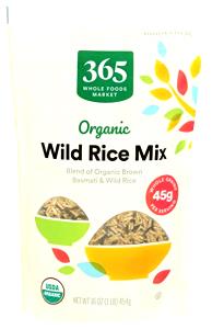 1 serving (95 g) Organic Wild Rice