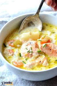 1 Serving Alaskan Salmon Chowder