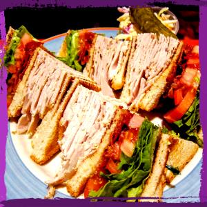 1 Serving Alki Club Sandwich