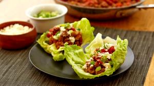 1 Serving Appetizer: Mexican Lettuce Wraps