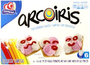 1 Serving Arcoiris Chocolate Marshmallow Cookies