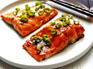 1 serving Asian Salmon & Shrimp