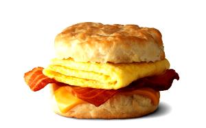 1 Serving Bacon, Egg & Cheese Biscuit Sandwich