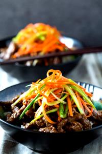 1 serving Beef a La Sichuan