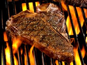 1 Serving Beef T-Bone Steak (Lean Only, Trimmed to 1/4" Fat, Select Grade, Cooked, Broiled)