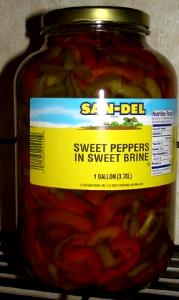 1 Serving BLMP - Peppers, Sweet Strips, 6Pcs