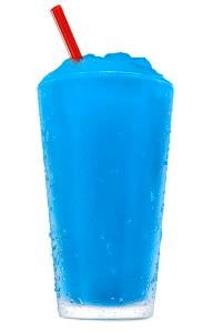 1 Serving Blue Coconut Slush - Wacky Pack