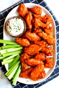 1 Serving Boneless Buffalo Wings W/ Bleu Cheese