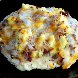 1 Serving Bright Starts Bacon Singles Breakfast Pizza