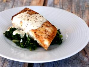 1 serving Broiled Halibut