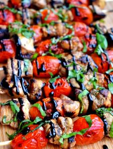 1 serving Bruschetta Chicken Skewers