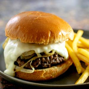 1 Serving Burger İn A Bowl, Philly Style