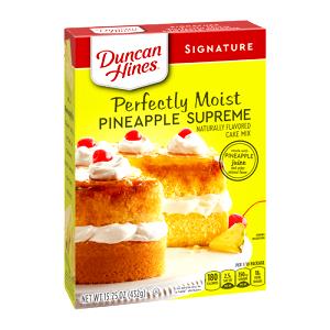 1 Serving Cake Mix - Pineapple Supreme