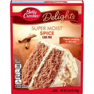 1 Serving Cake Mix - Spice Cake